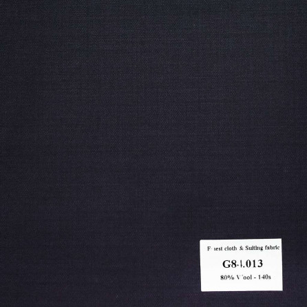 HẾT - G84.013 Kevinlli V7 - Vải Suit 80% Wool - Xanh Dương Trơn